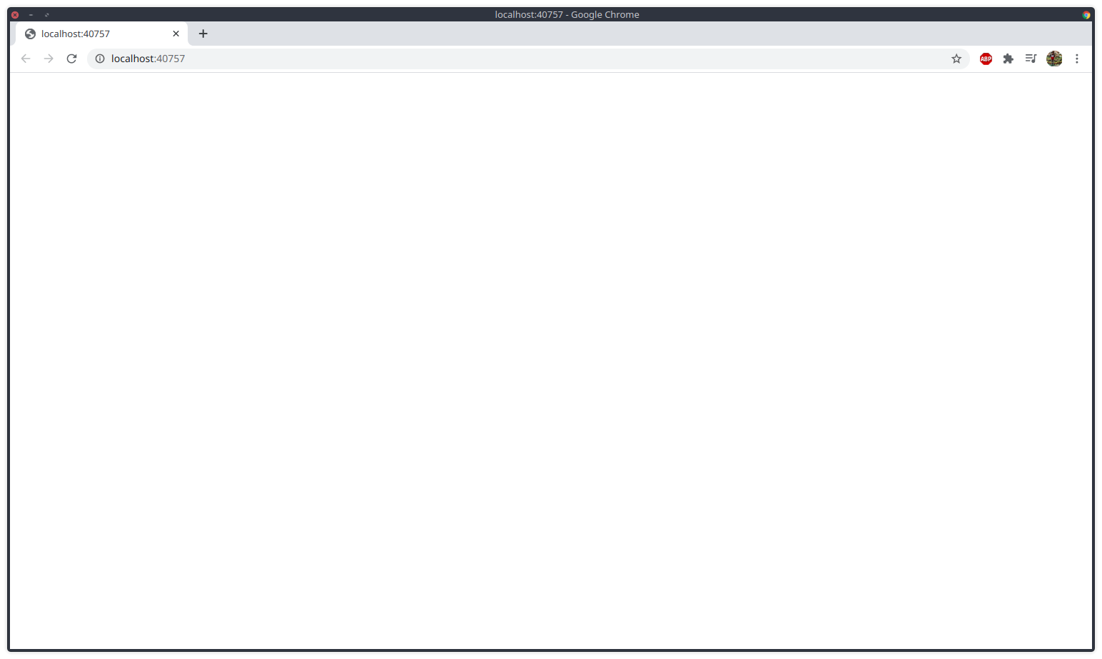 Hasil deploy web dengan Hugo